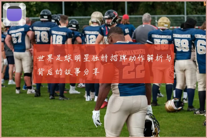 世界足球明星独特招牌动作解析与背后的故事分享